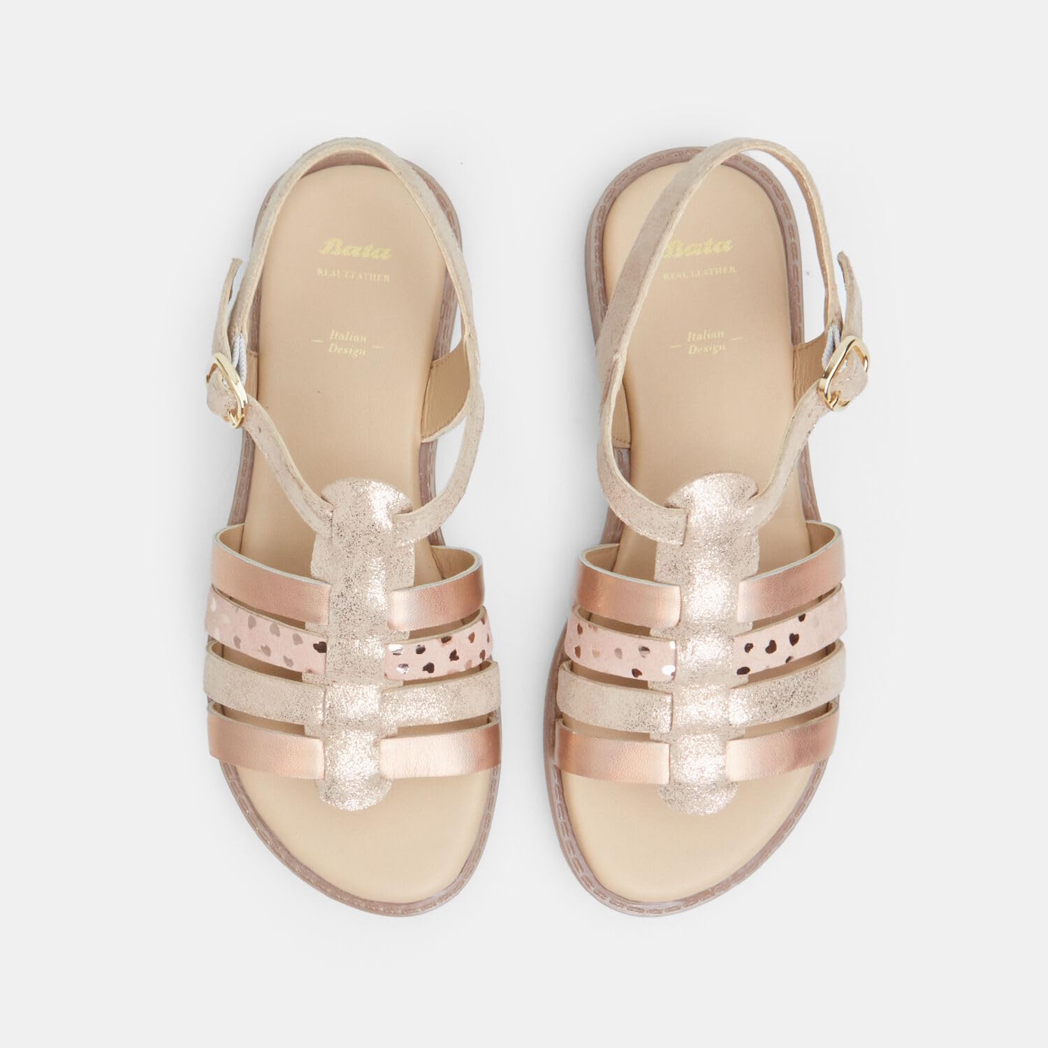 Bata sandales fille légères confort quotidien