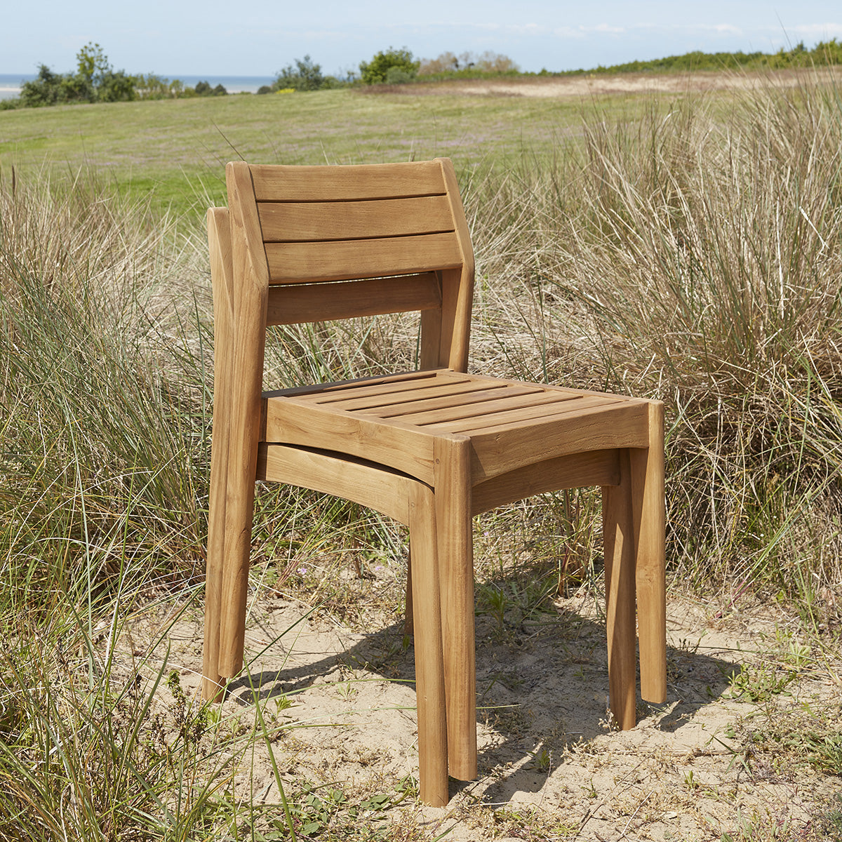 Berah Getah Hortense chaise jardin teck recyclé
