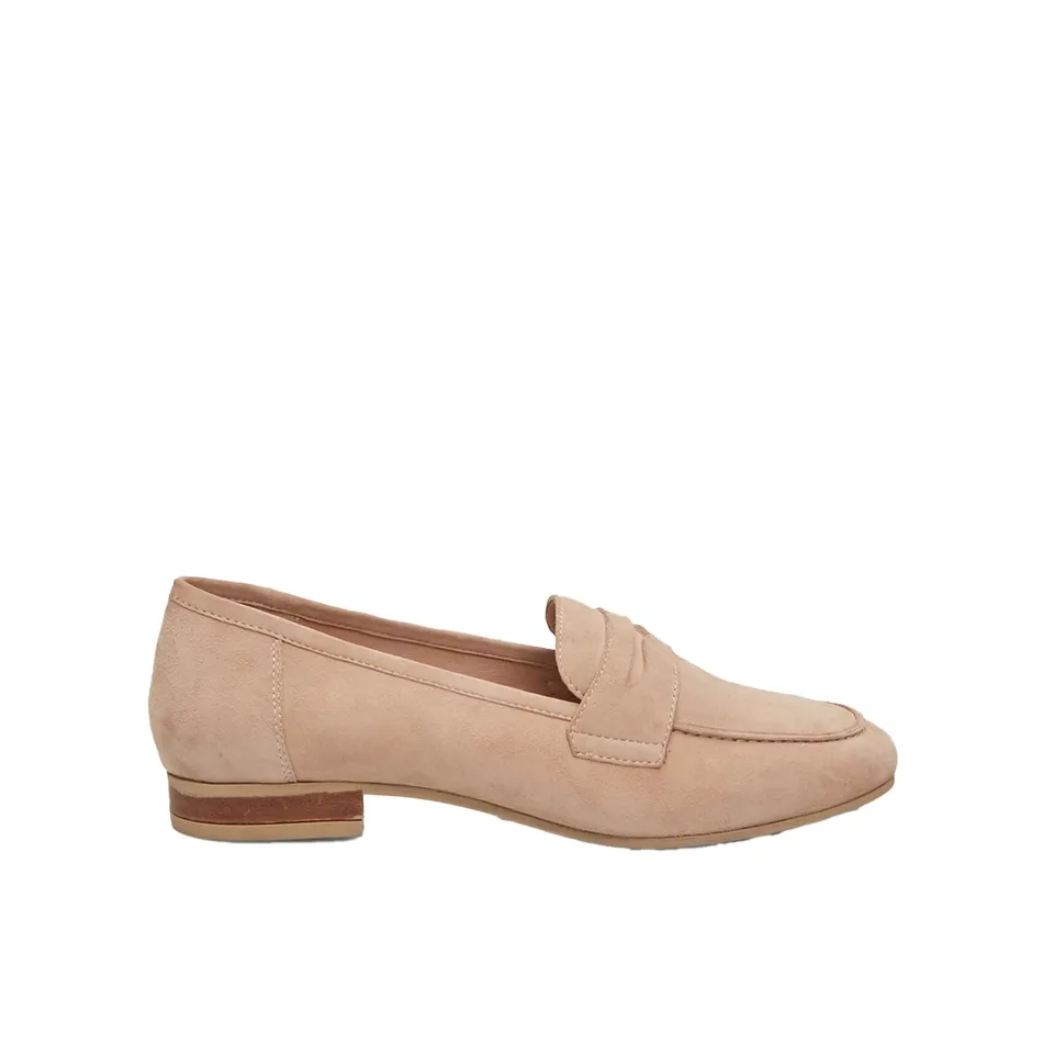 Bata Mocassins femme daim talon 2 cm