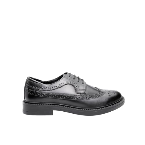 Bata Chaussures à lacets cuir femme noires brogues