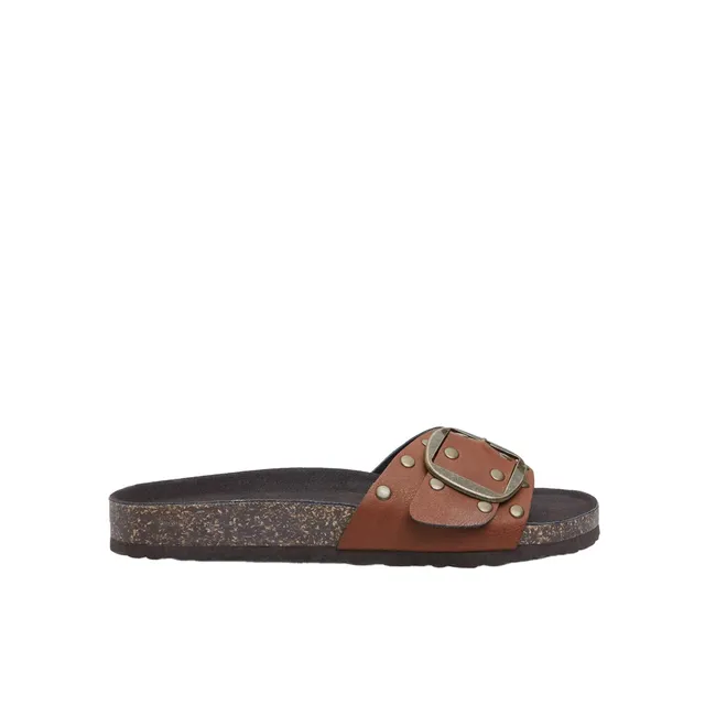 Bata Sandales mules femme clous plates