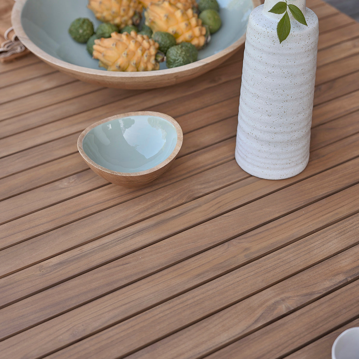 Berah Getah Siena table de jardin teck alu 200 cm 6/8 pers.