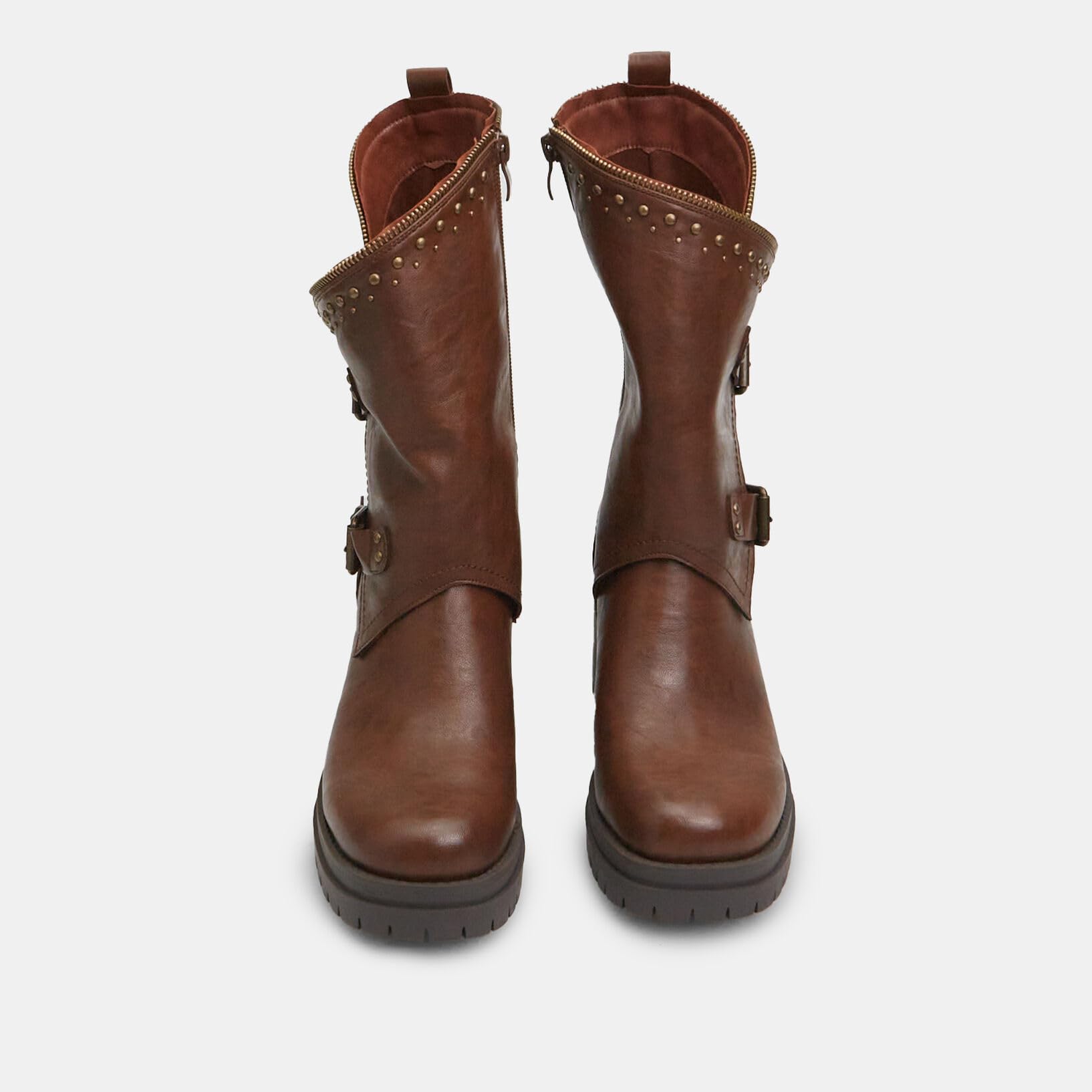 Bata Bottes motard femme à talon hiver confort