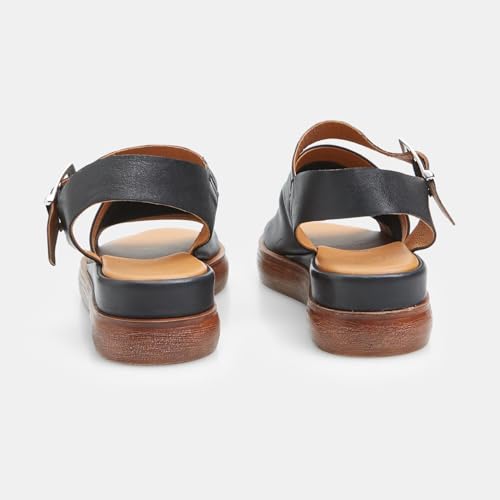 Bata Sandales Cuir Talons Femme 36 EU Ville