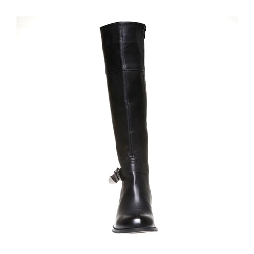 Bata Bottes cuissardes femme cuir semelle crantée