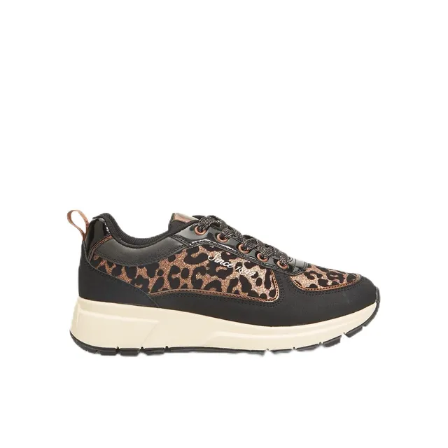 Bata Sneakers Femme Animalier Baskets à Paillettes