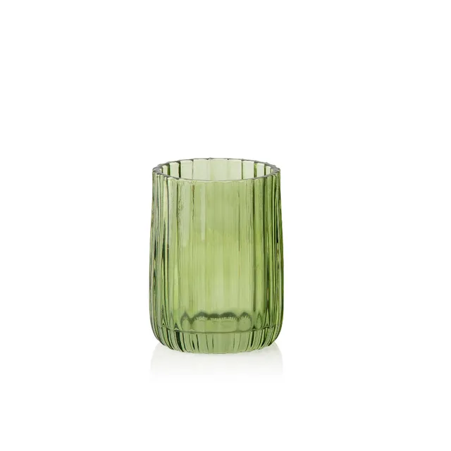 Andrea House Porte-brosse à dents vert verre vintage