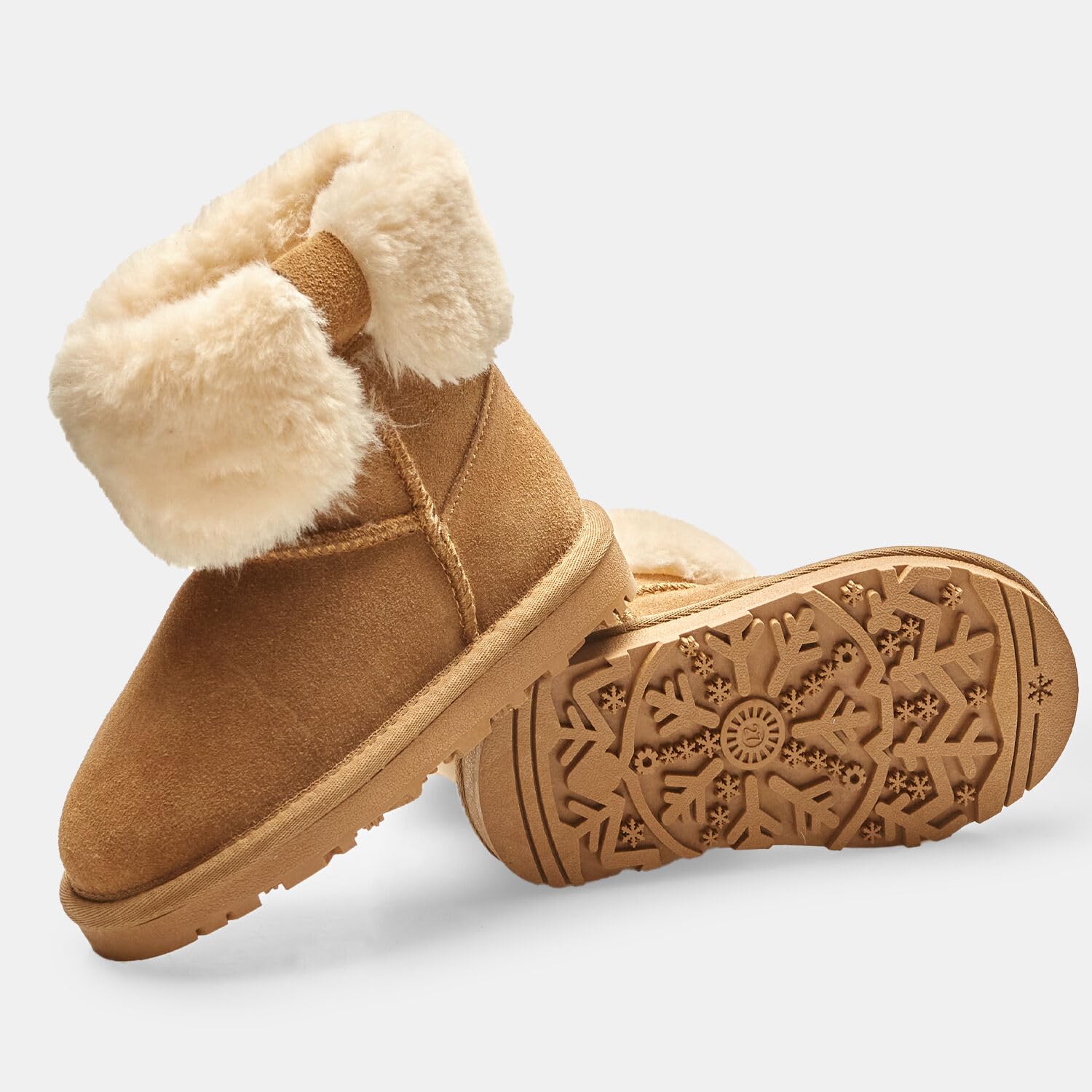 Bata Bottines fille cuir velours fausse fourrure hiver
