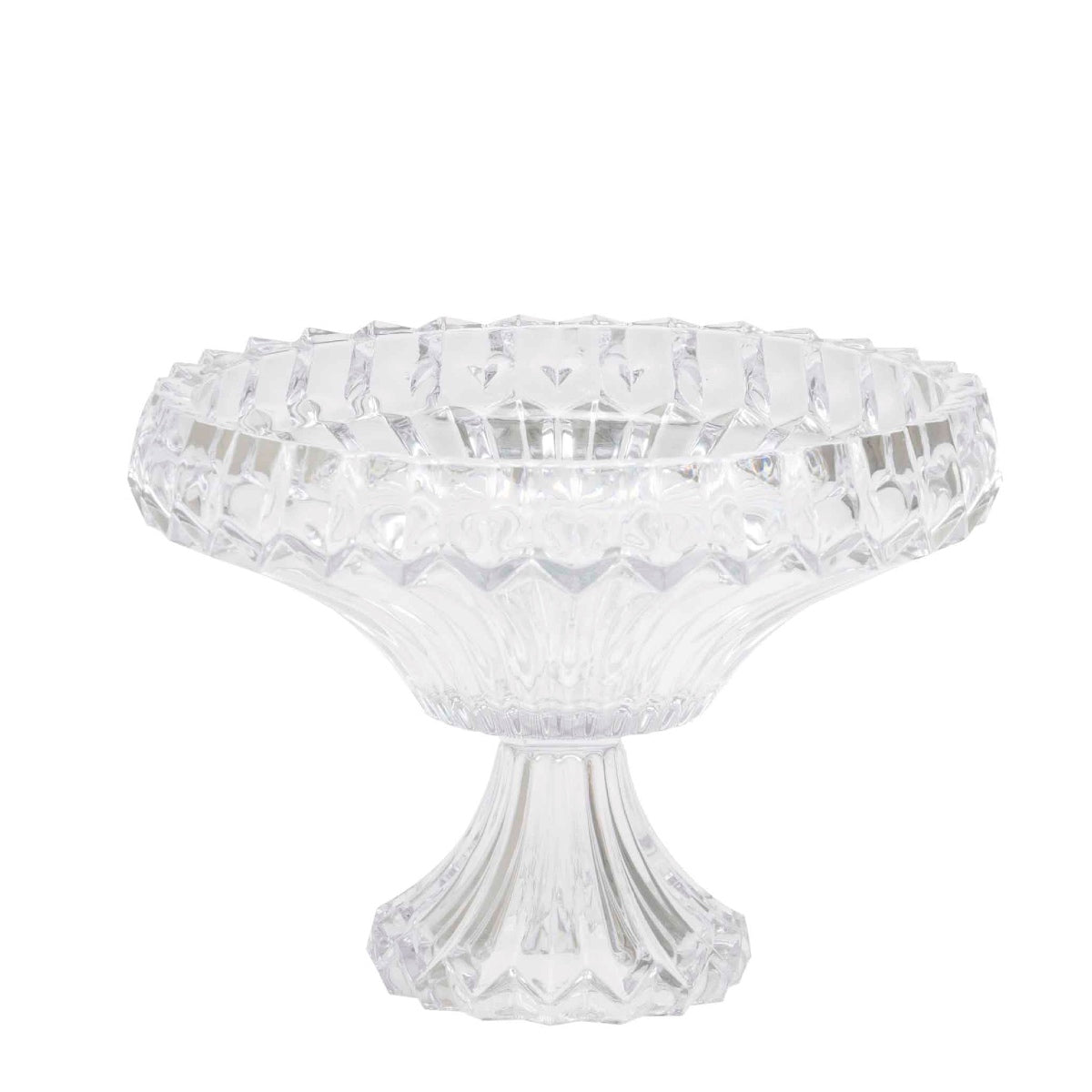 Andrea House coupe à fruits verre taillé décorative