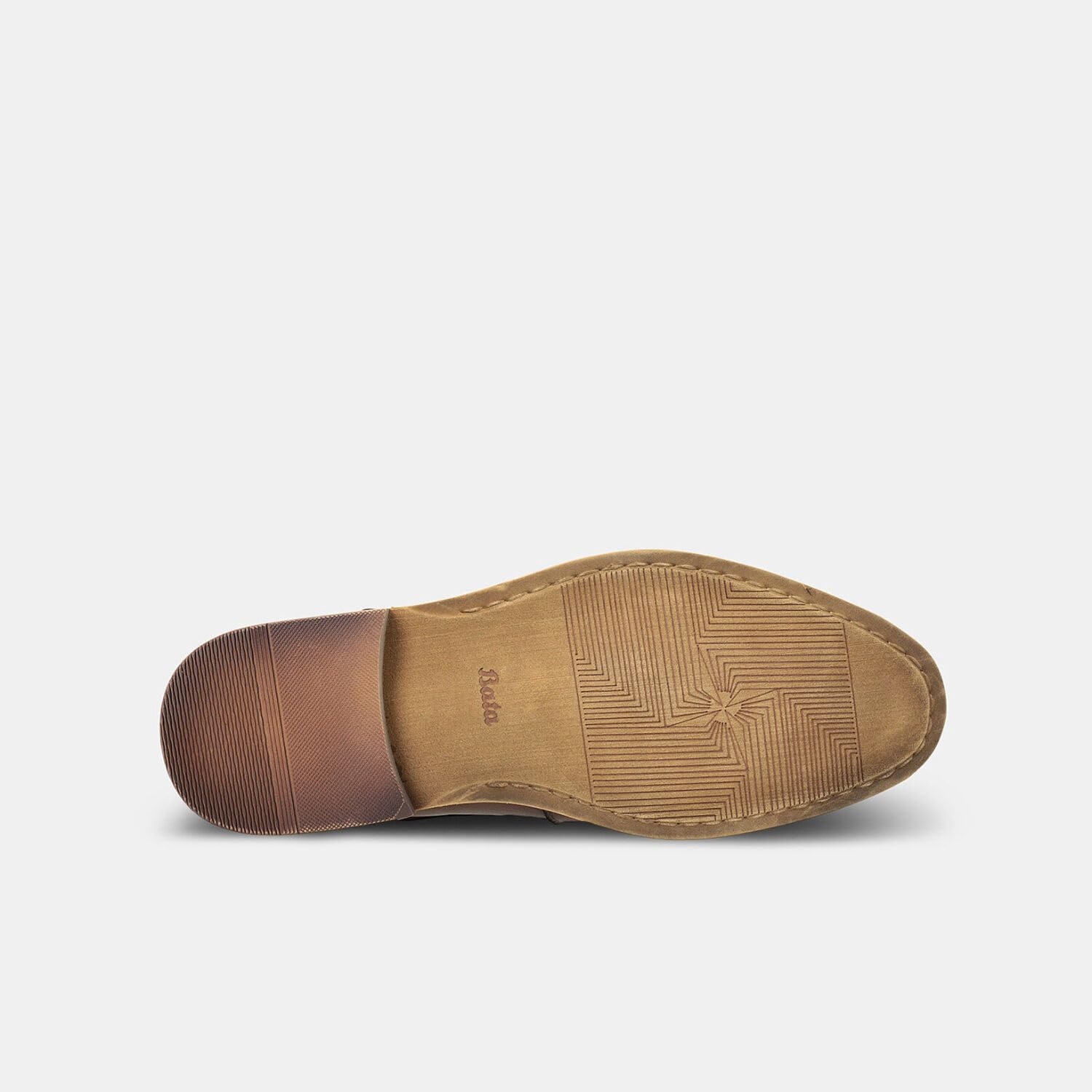 Bata derby homme cuir à lacets ville marron