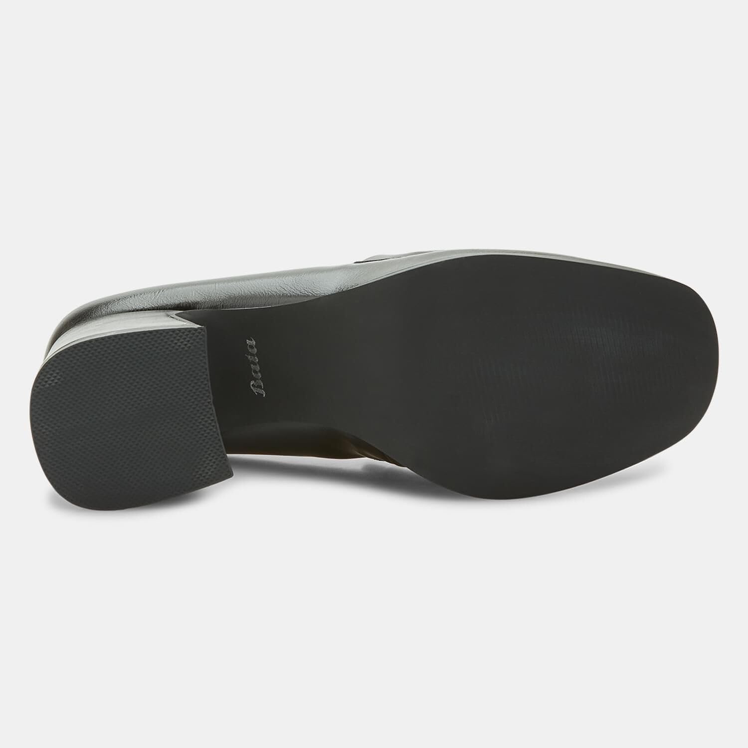Bata mocassins femme talon urbain confort