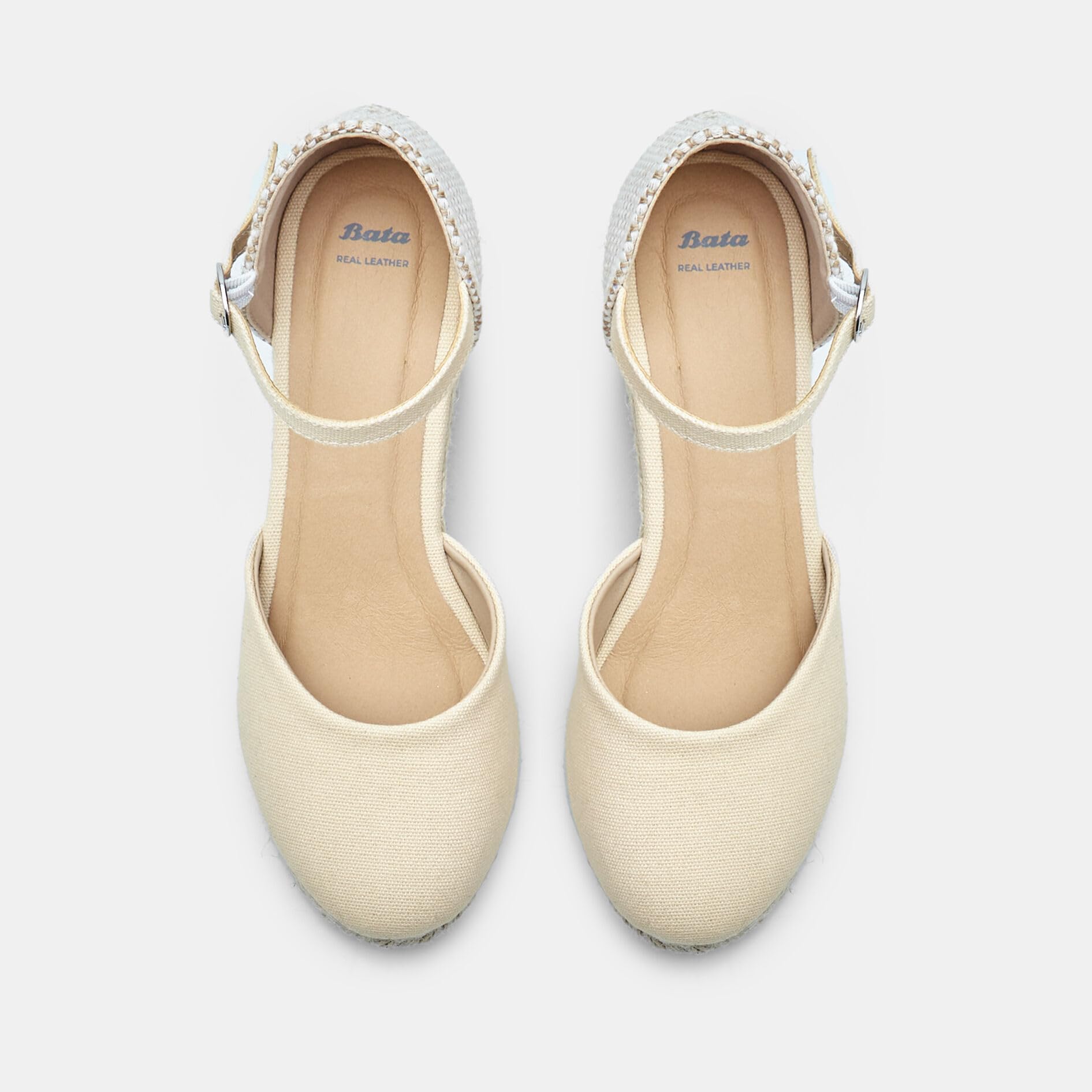 Bata Espadrilles Femme Nude Légères 38-41