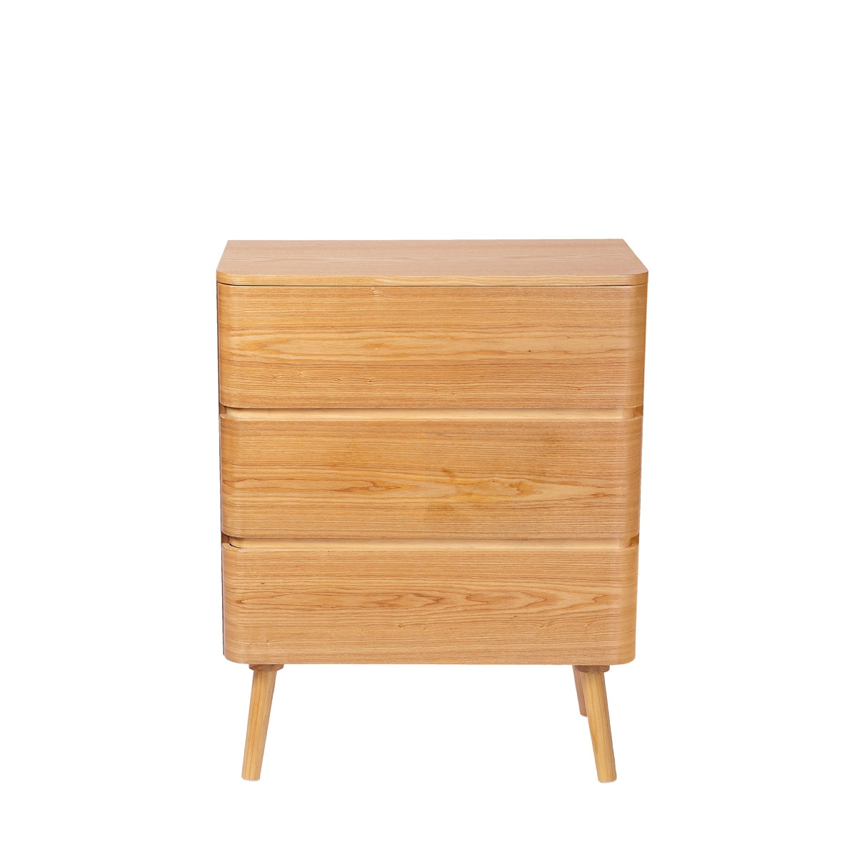 Andrea House Mueble commode bois moderne 3 tiroirs