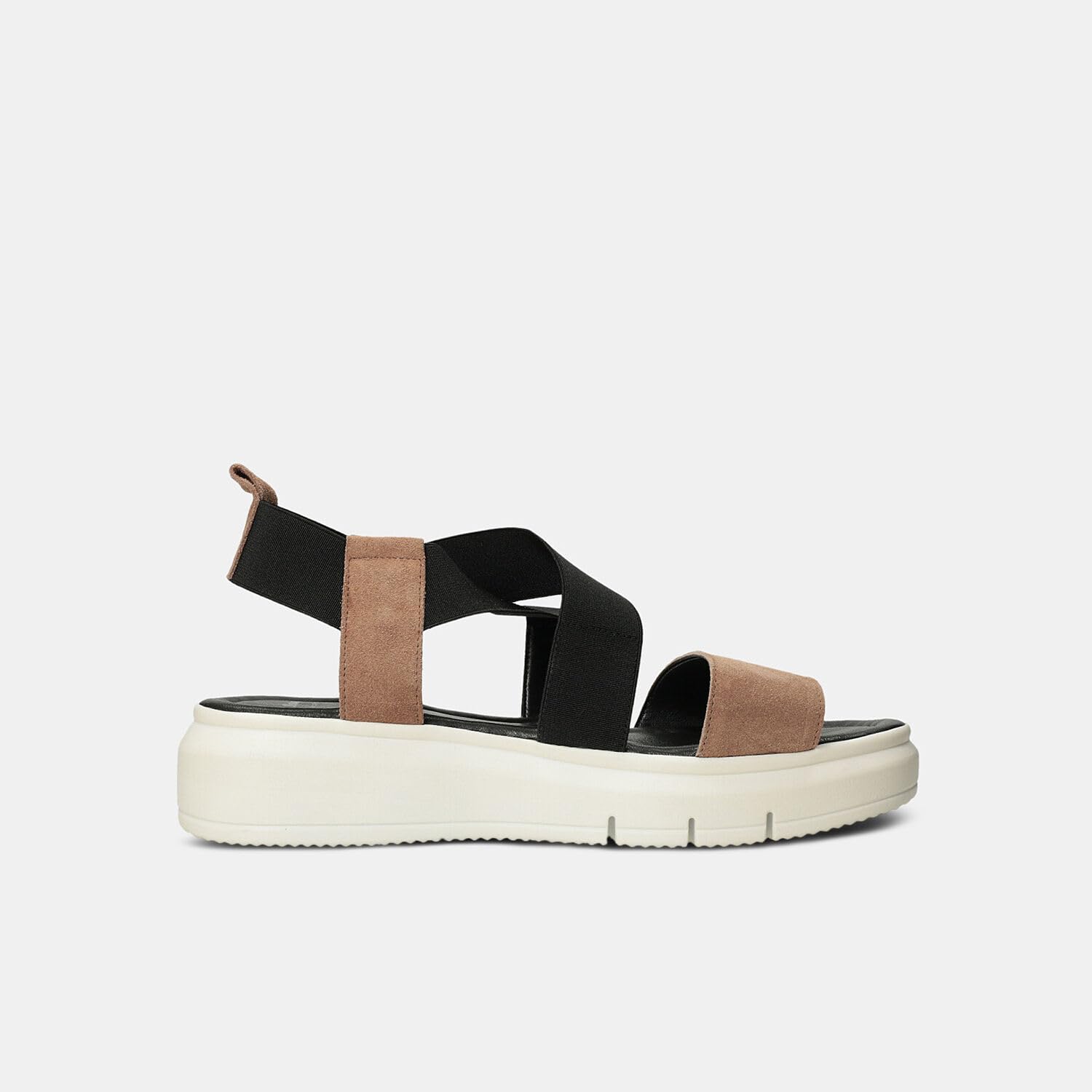Bata sandales daim femme plateforme cuir