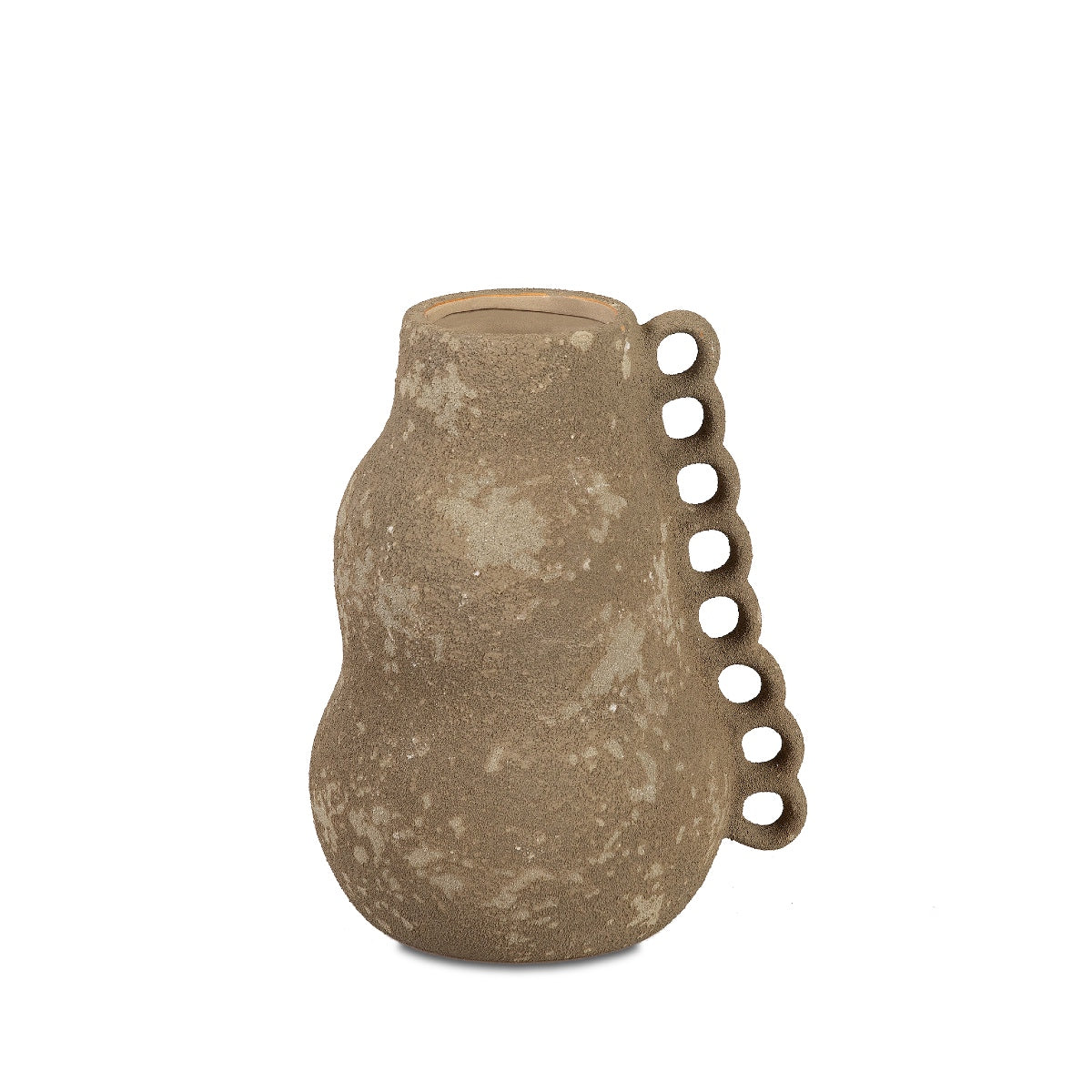Andrea House Decoración vase céramique marron Atacama 23