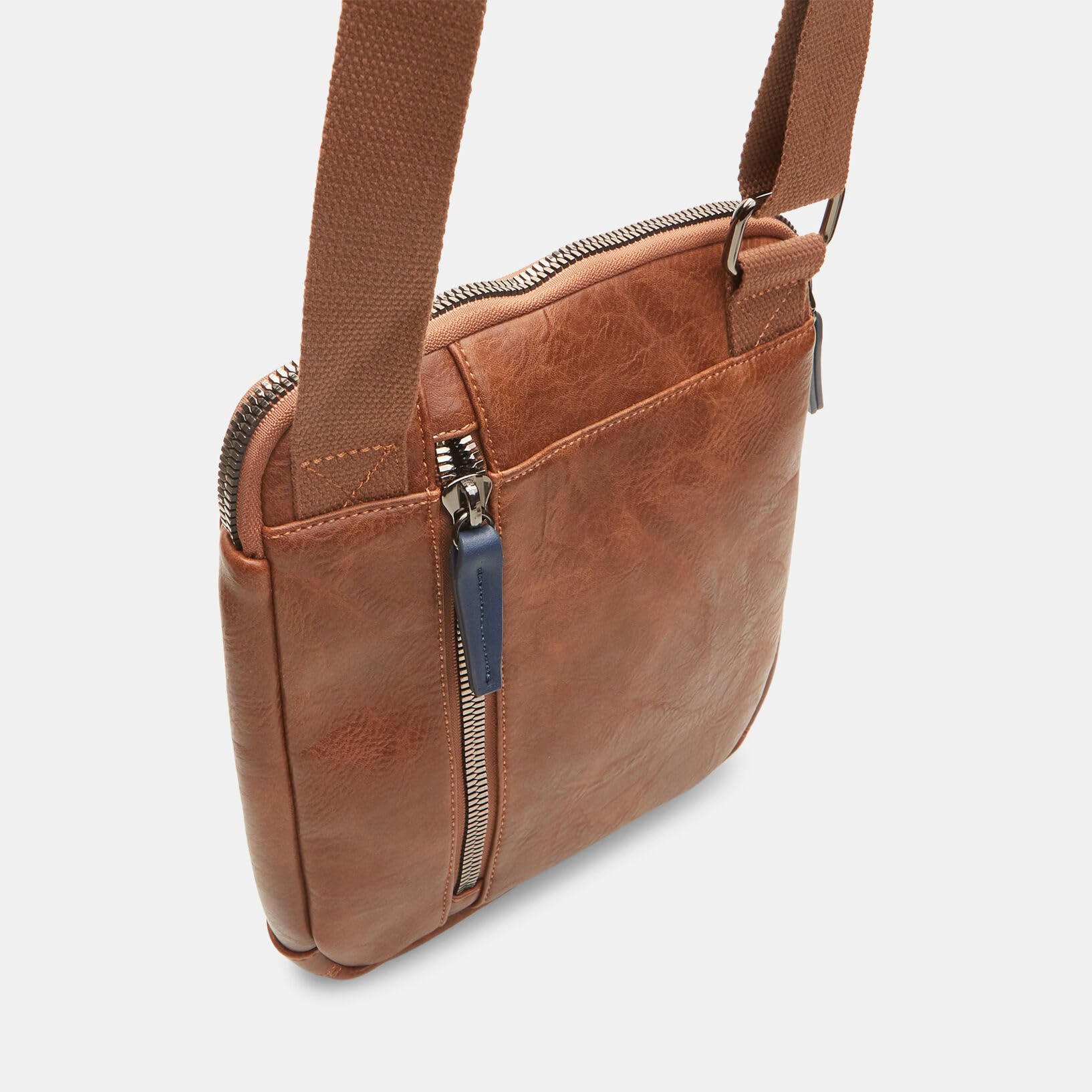 Bata sacoche homme cuir compacte bronzer