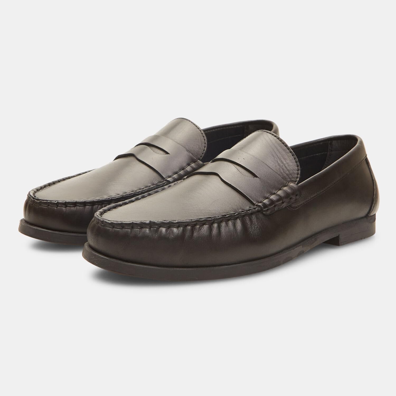 Bata Mocassins Homme en Cuir Chaussures Ville Confort
