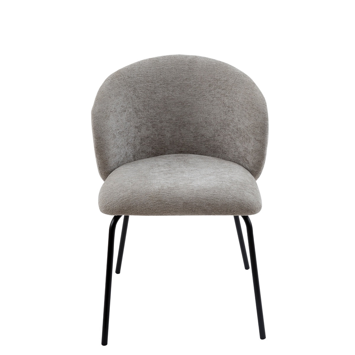 Andrea House Lina chaise tapissée grise