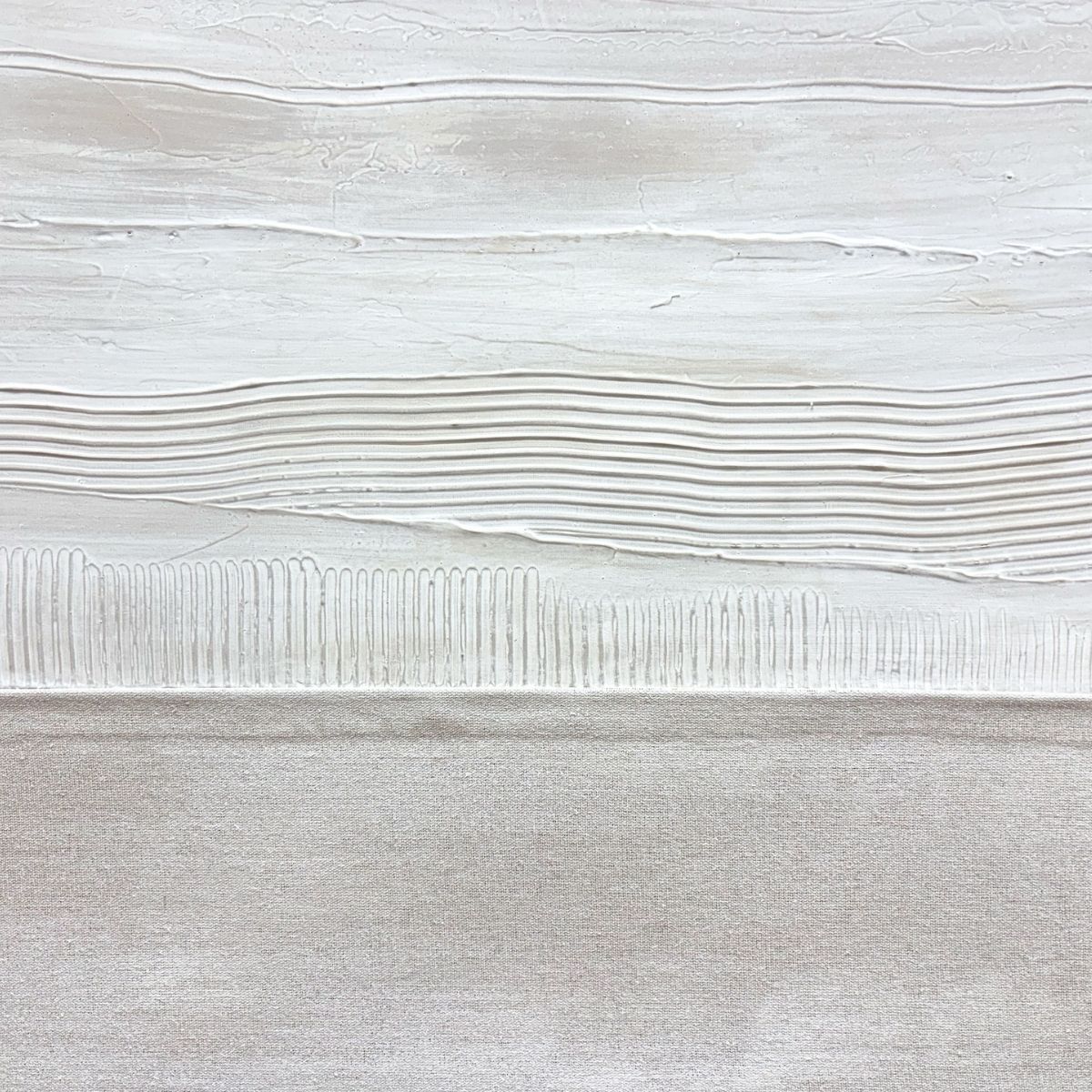 Andrea House Java tableau abstrait blanc 80x100 cm
