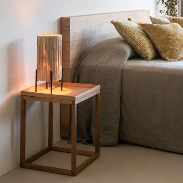 Andrea House lampe chevet papier rustique