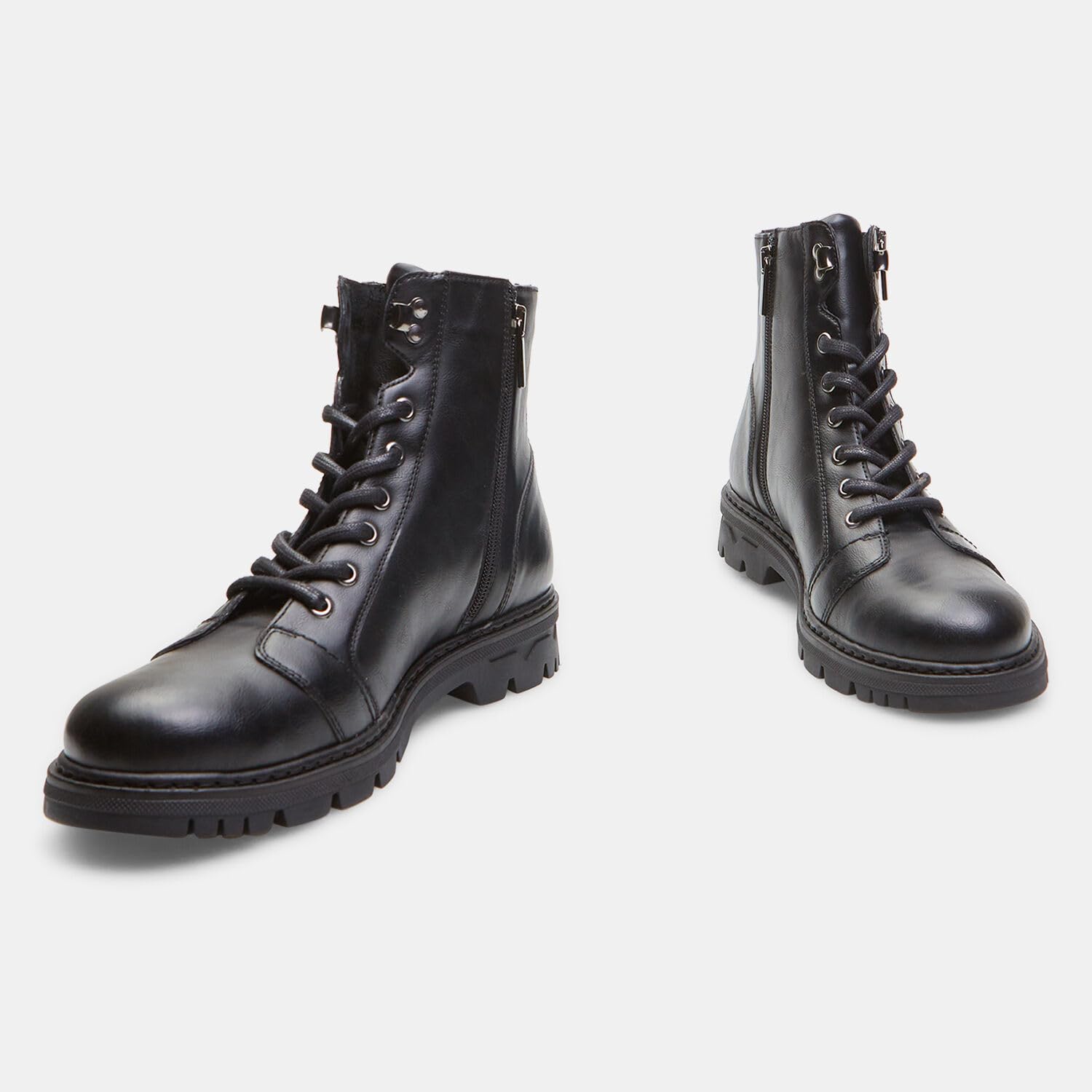 Bata Bottines homme cuir noir fermeture éclair latérale