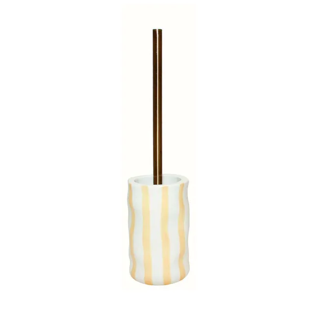 Andrea House Bari brosse WC céramique blanc beige