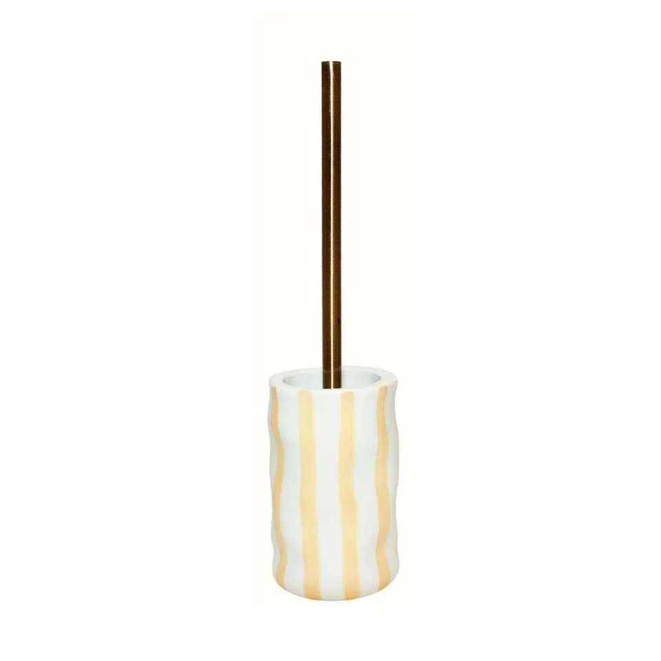 Andrea House Bari brosse WC céramique blanc beige