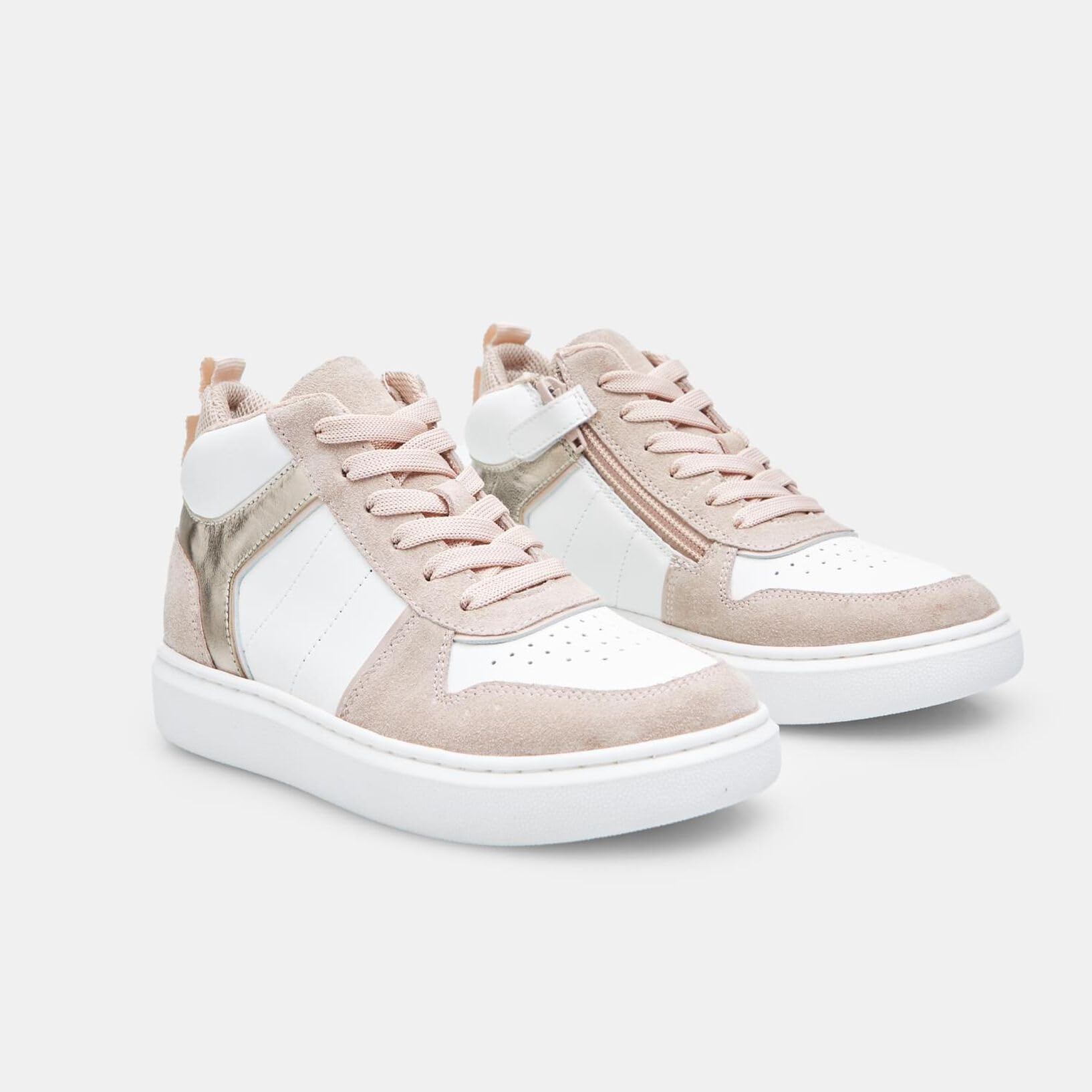 Bata Sneakers Mid Fille Cuir Montantes