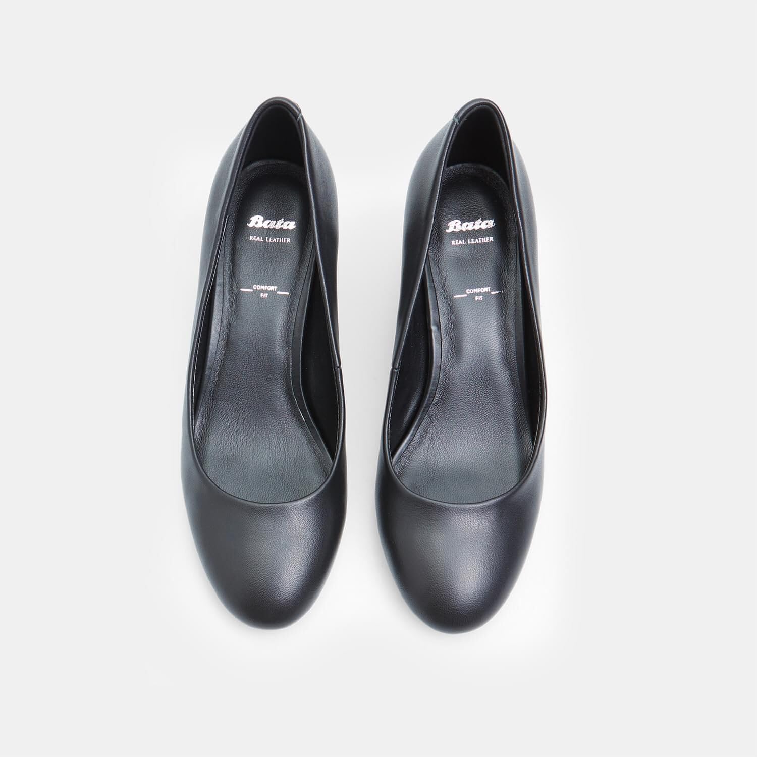Bata escarpins cuir femme talon habillé