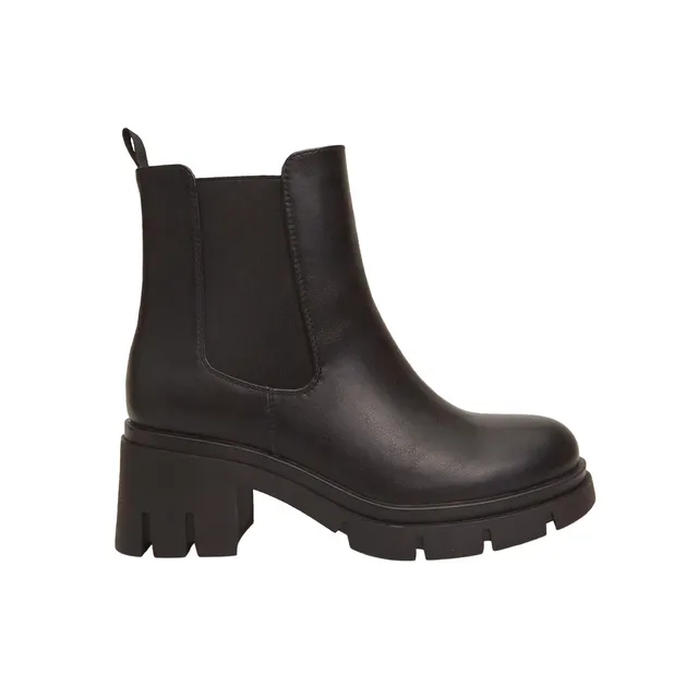 Bata Bottes Chelsea femme cuir à talon moyen