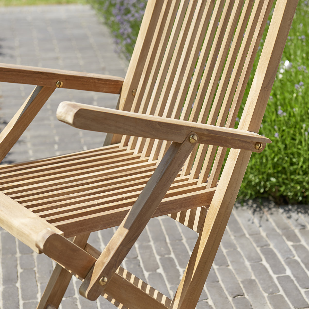 Berah Getah Midland fauteuil jardin teck pliant