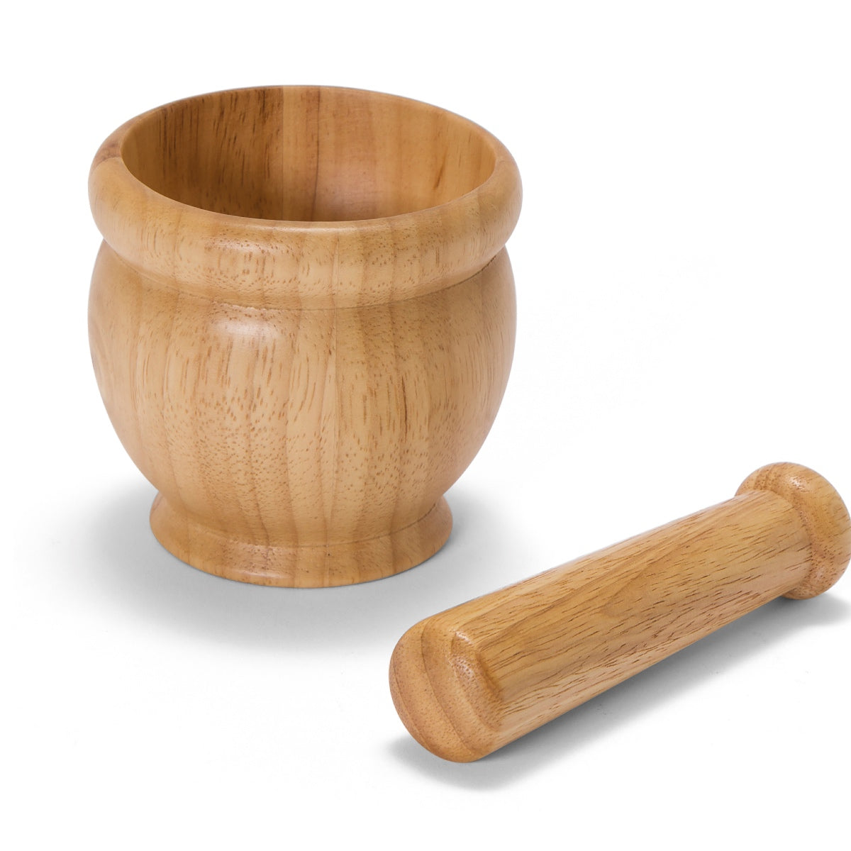 Andrea House Cocina mortier bois marron avec pilon