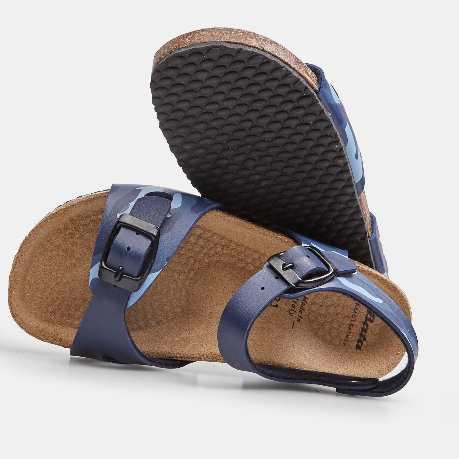 Bata Sandales garçon boucles semelle anatomique