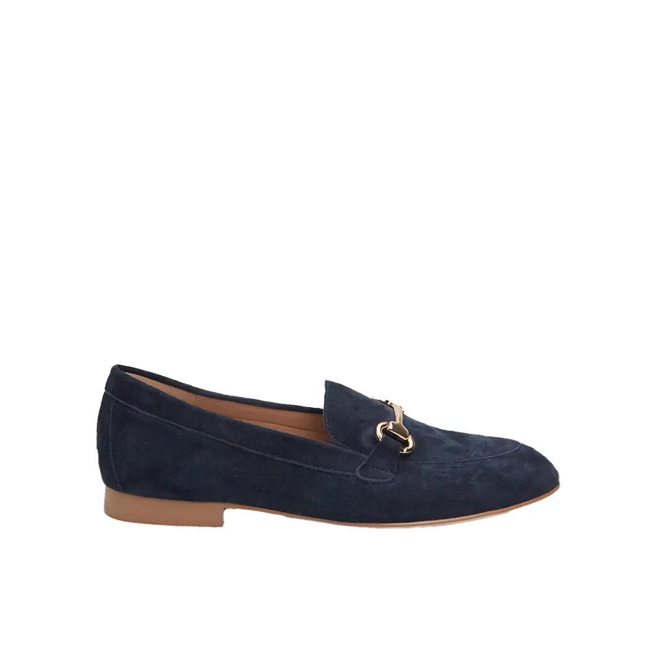 Bata Mocassins Daim Femme Doré Semelle Gomme
