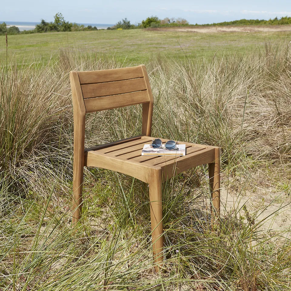 Berah Getah Hortense chaise jardin teck recyclé