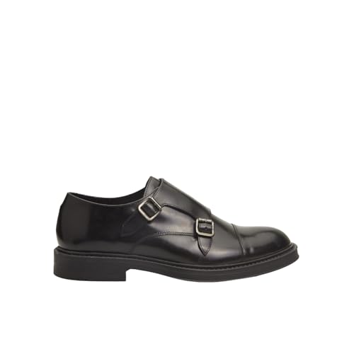 Bata Chaussures à lacets cuir homme doubles boucles