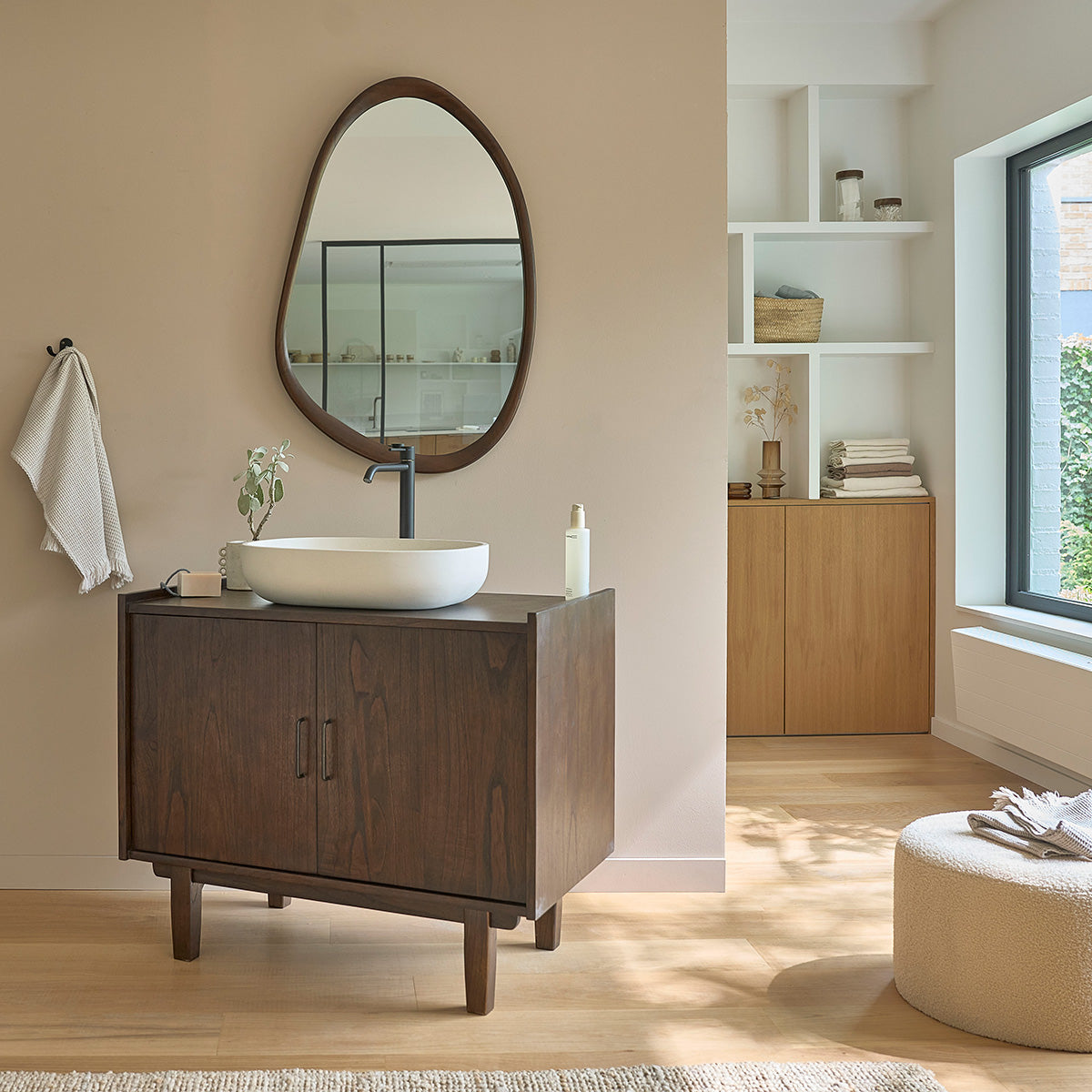 Berah Getah Vintage meuble salle de bain mindi 90 cm