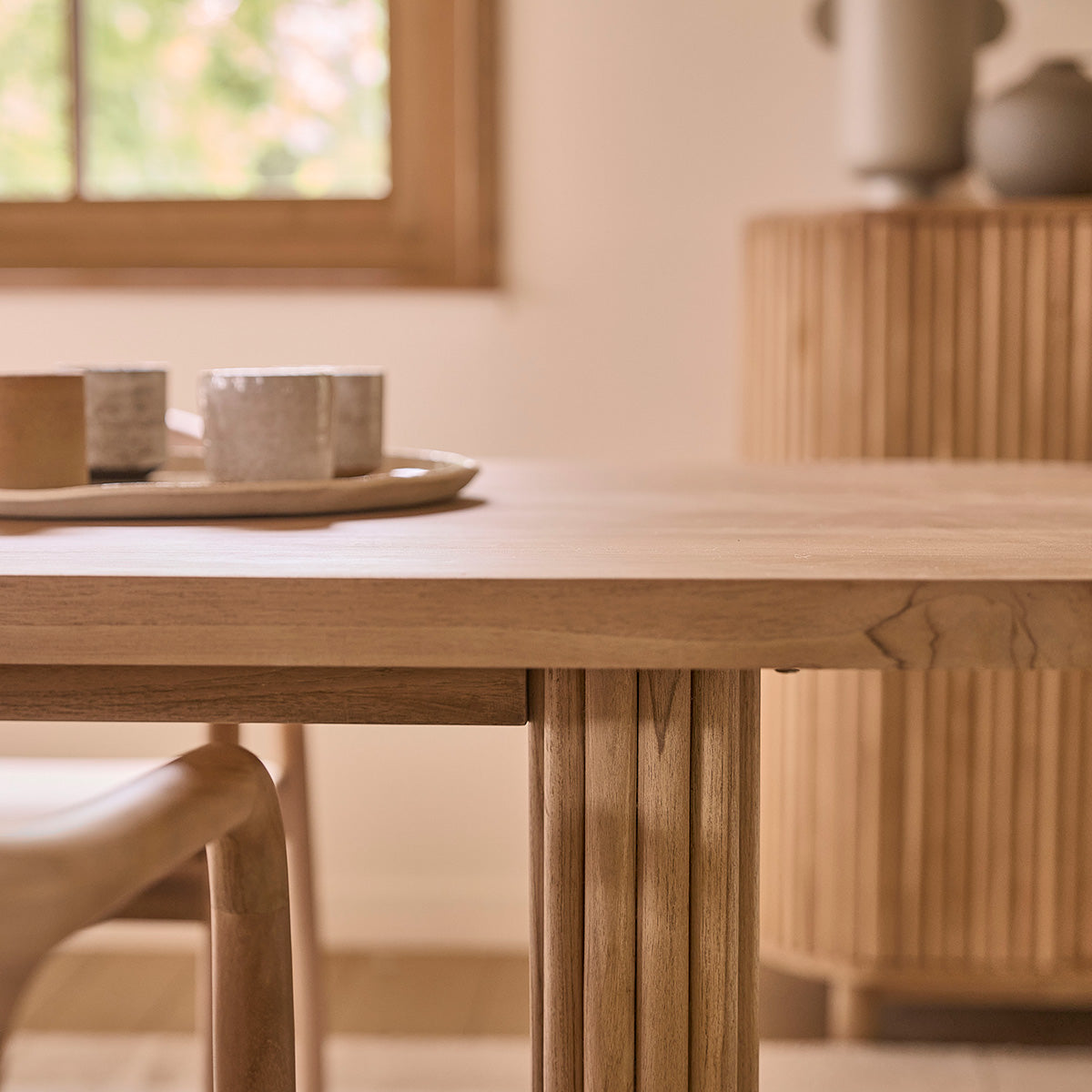 Berah Getah Coline table teck 6 pers 200 cm