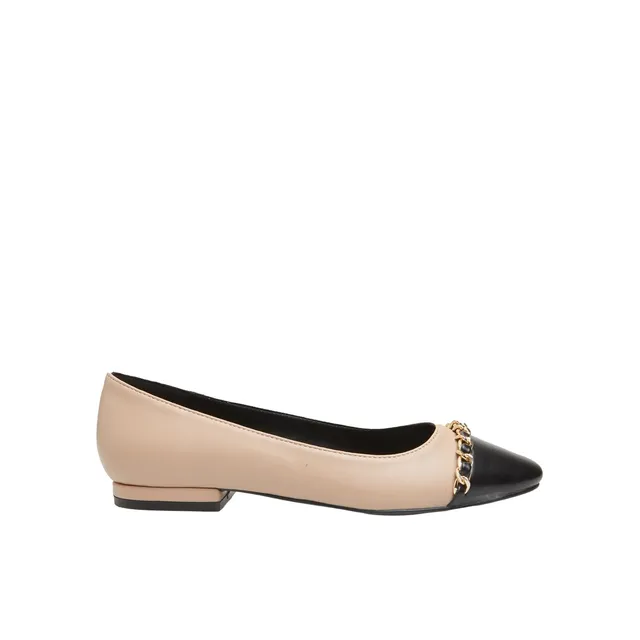 Bata Ballerines Femme à Chaîne Ballerines Noires Antidérapantes