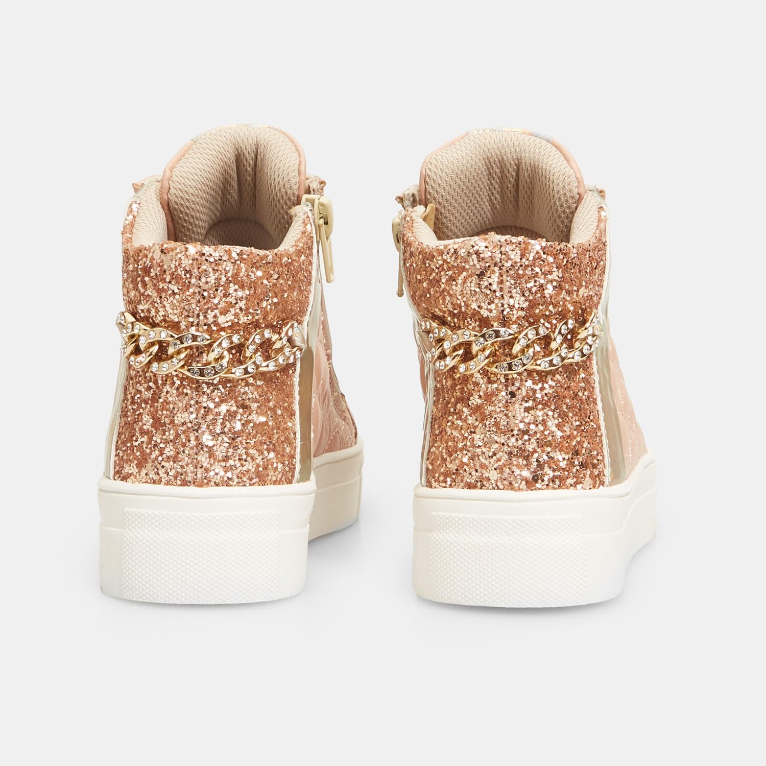 Bata Sandales fille bride chaîne paillettes