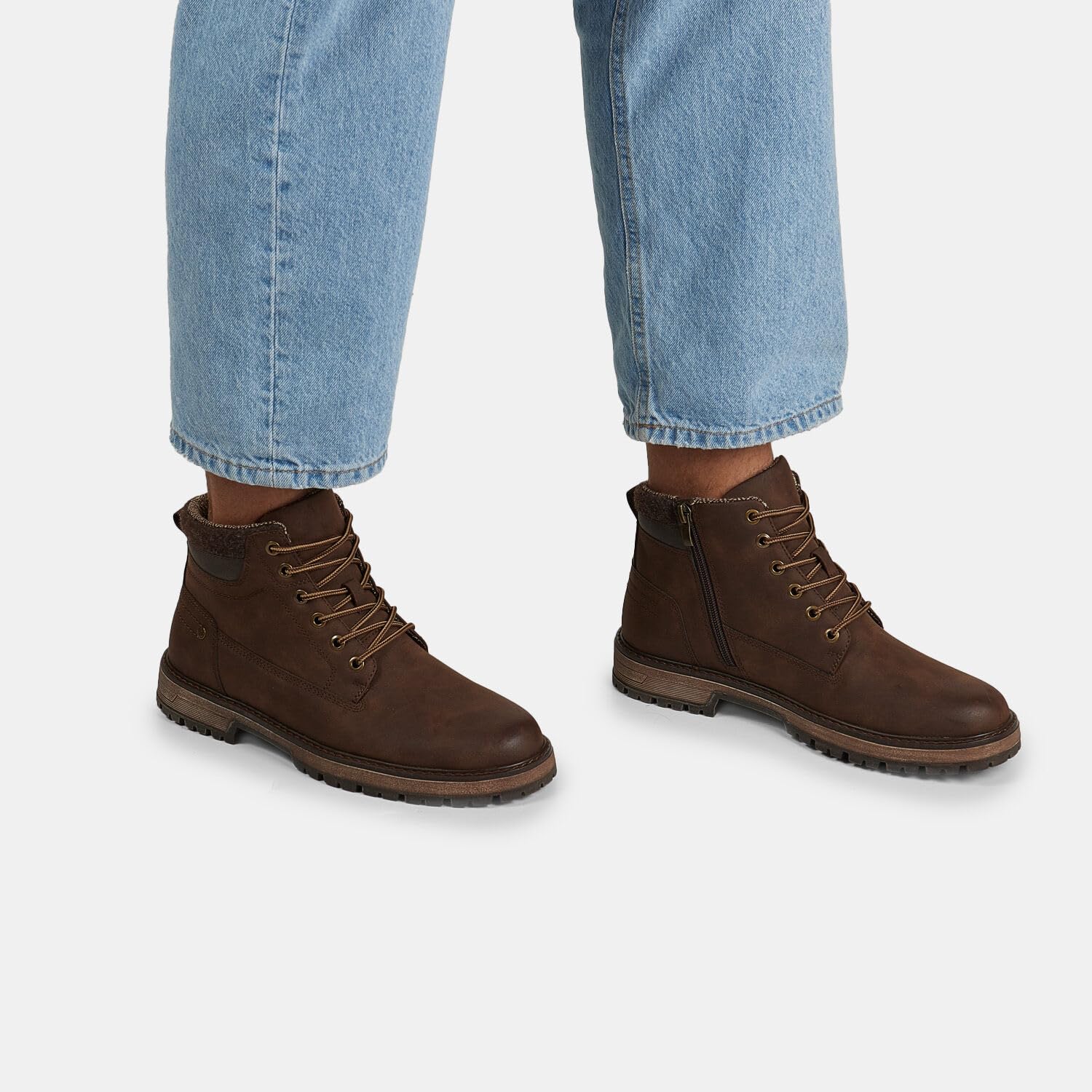 Bata Bottines homme bottine cuir marron classique