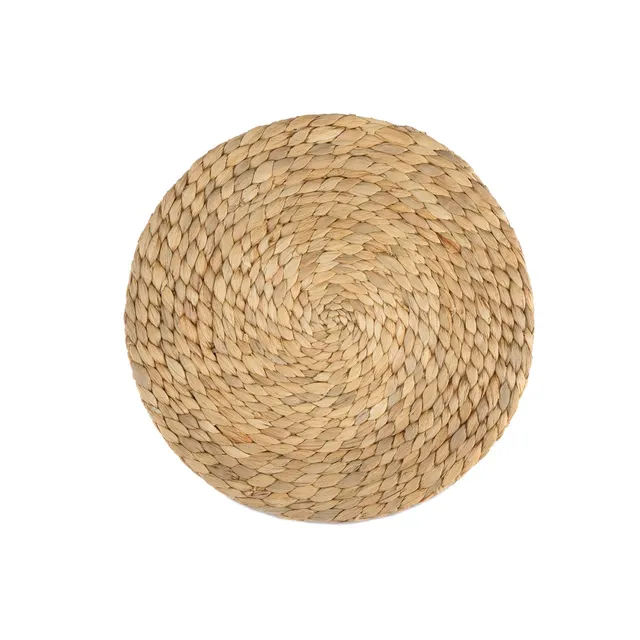Andrea House set de table rond tressé fibre naturelle