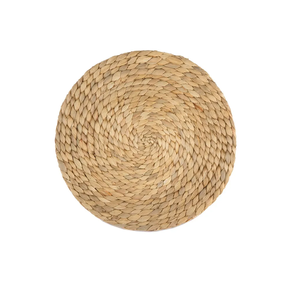 Andrea House set de table rond tressé fibre naturelle