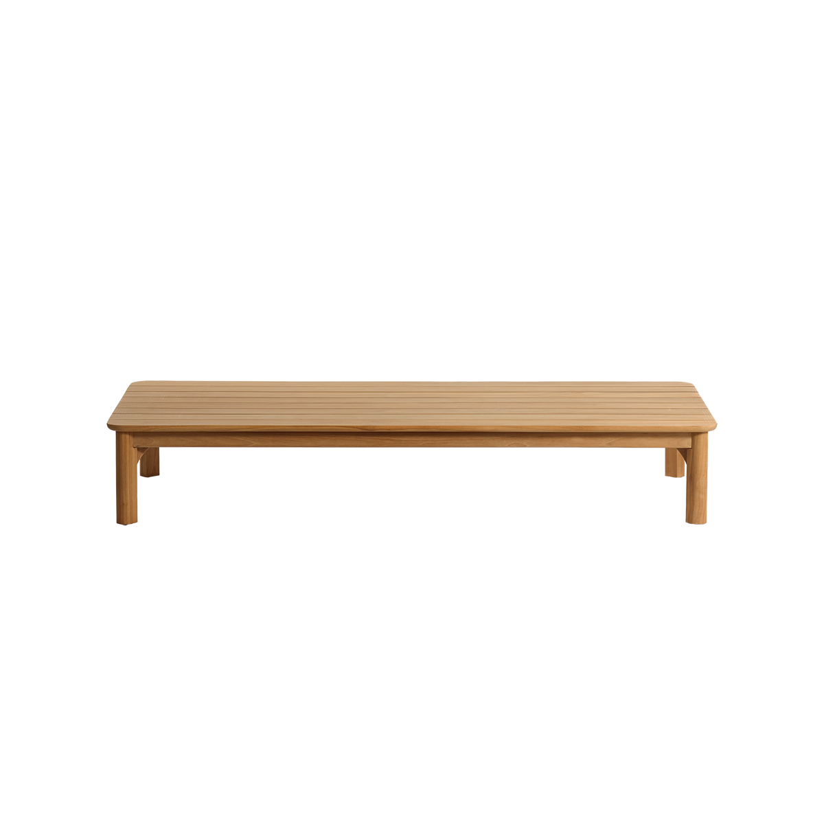 Berah Getah Piana table basse jardin teck massif 170 cm