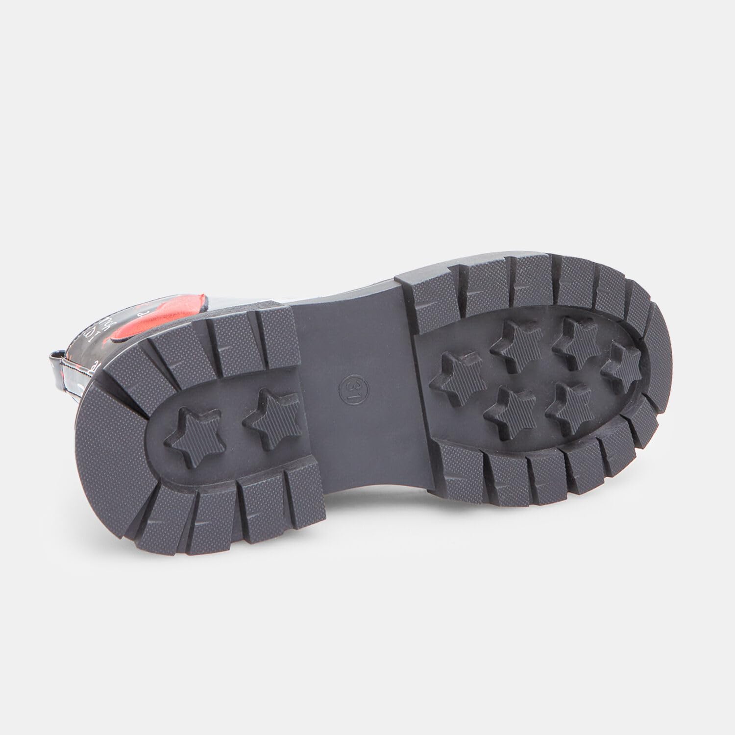Bata bottine fille coeur lacets zip TPR