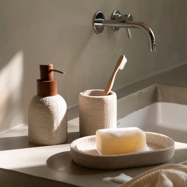 Andrea House Baño distributeur savon texturé