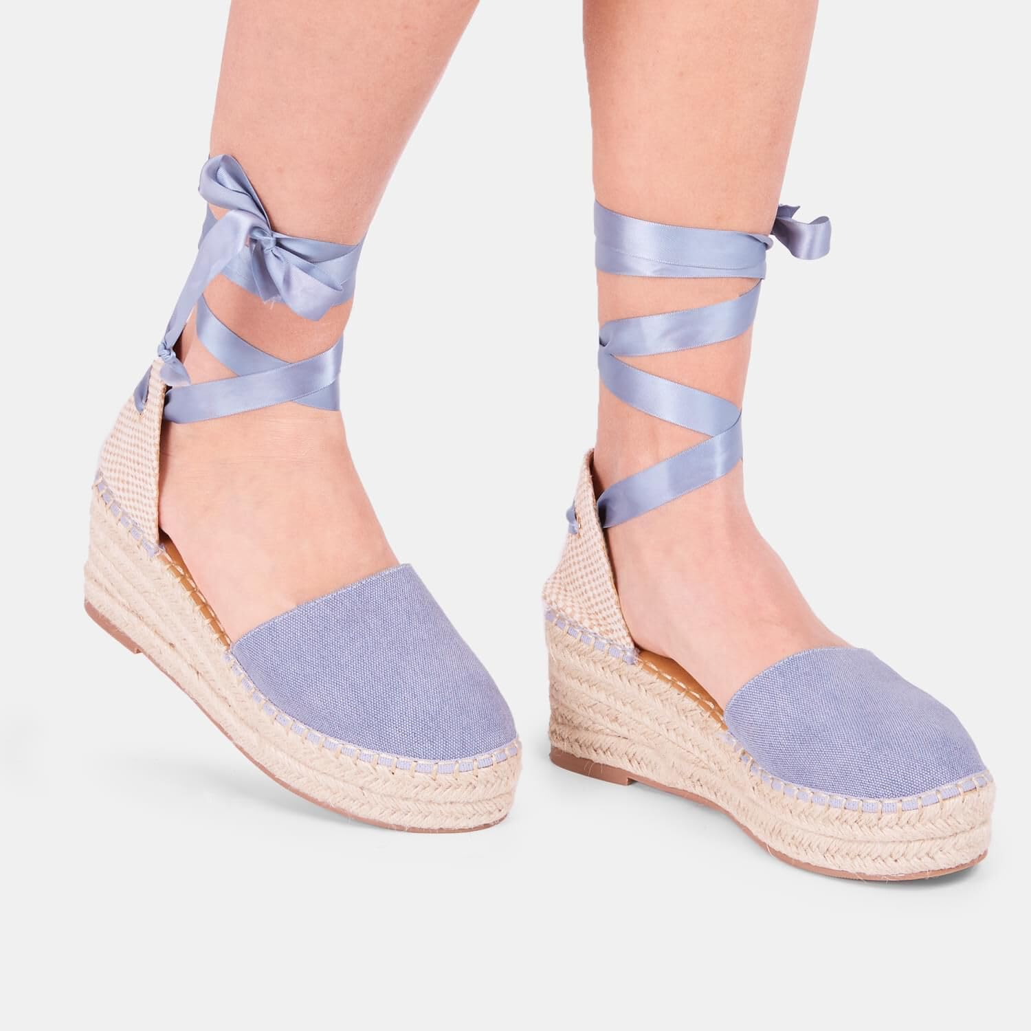 Bata espadrilles femme compensée 6 cm beige élégant