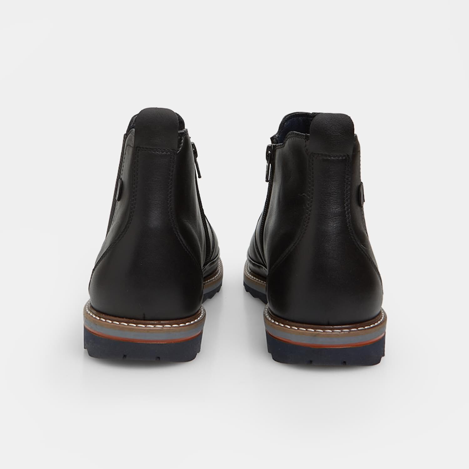 Bata Bottes Boots Homme Cuir 41 EU Zip Confort
