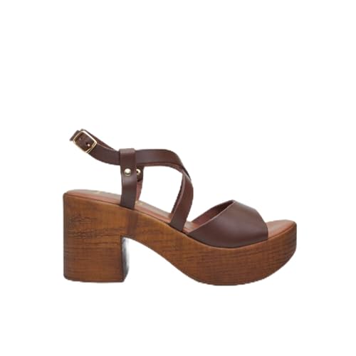 Bata sandales cuir femme talon 8,5 cm habillé