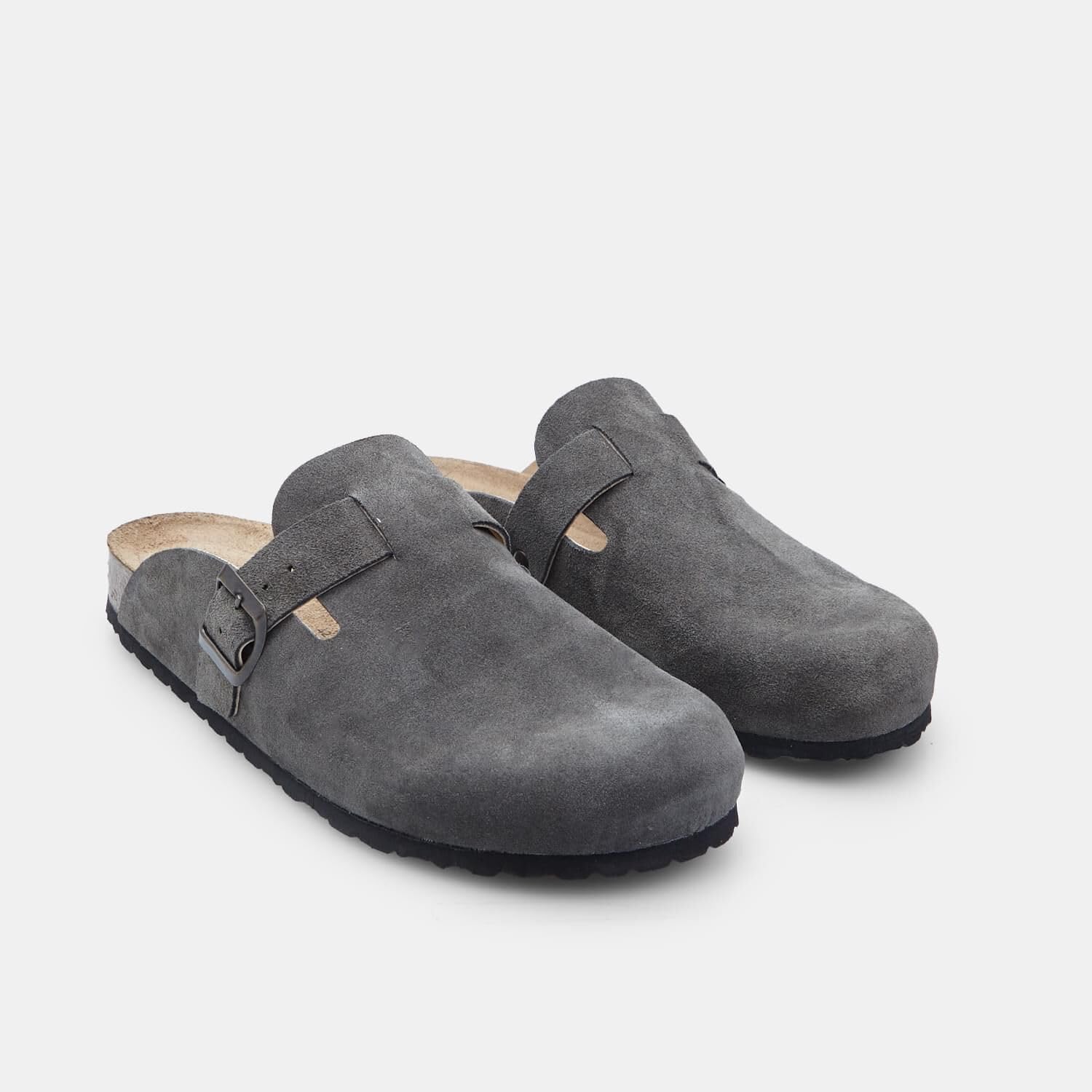 Bata Sandales Mules en suède homme confortables
